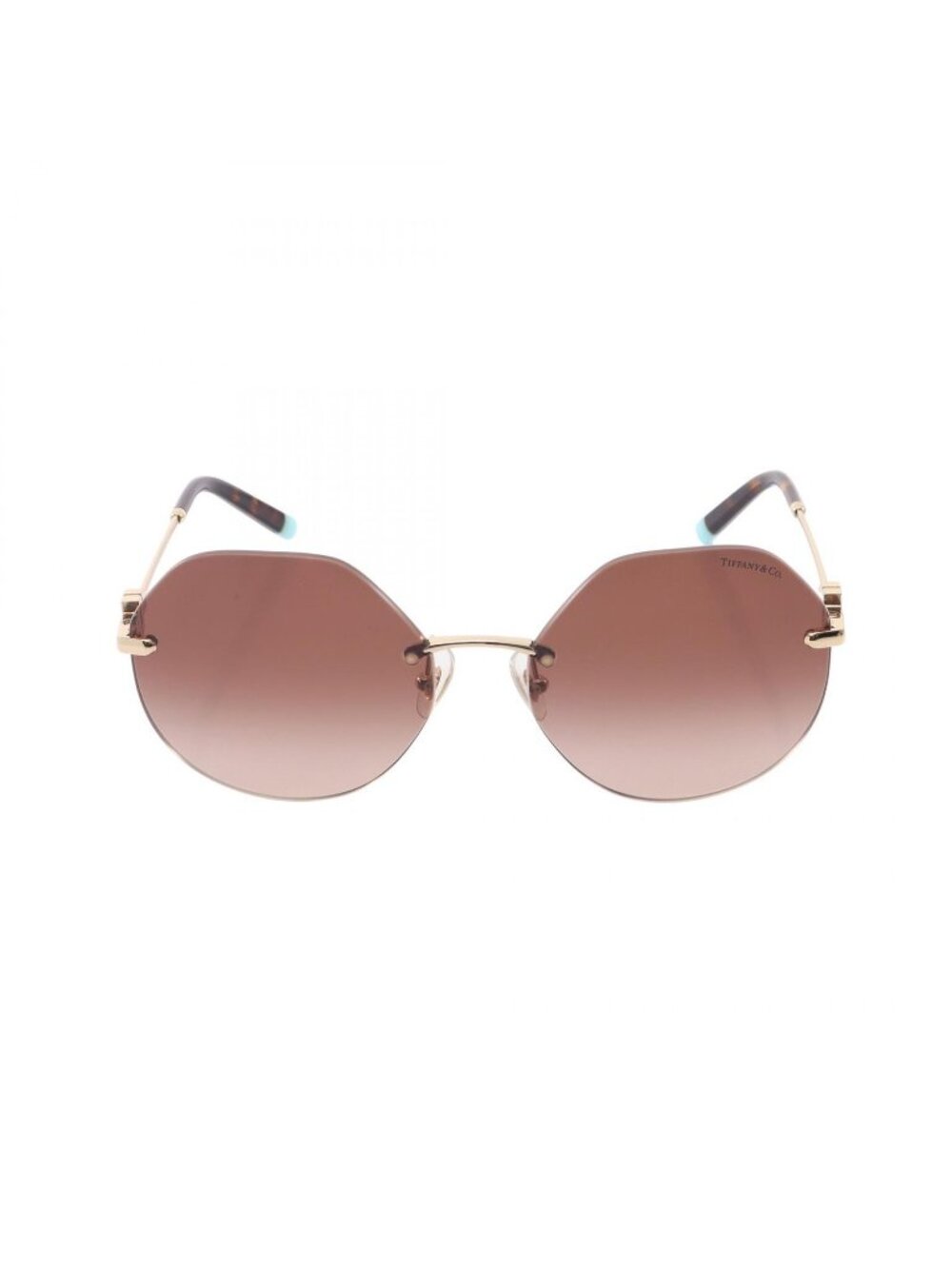 Tiffany & Co Sunglasses Rimless Polygon Frame Eyewear